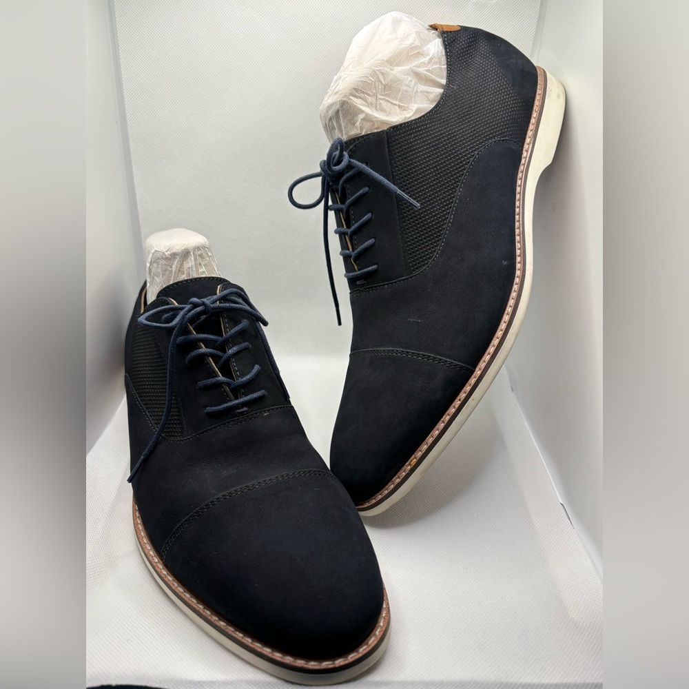 Men's Aldo Blue Oxford Shoes - Picture 1 of 6